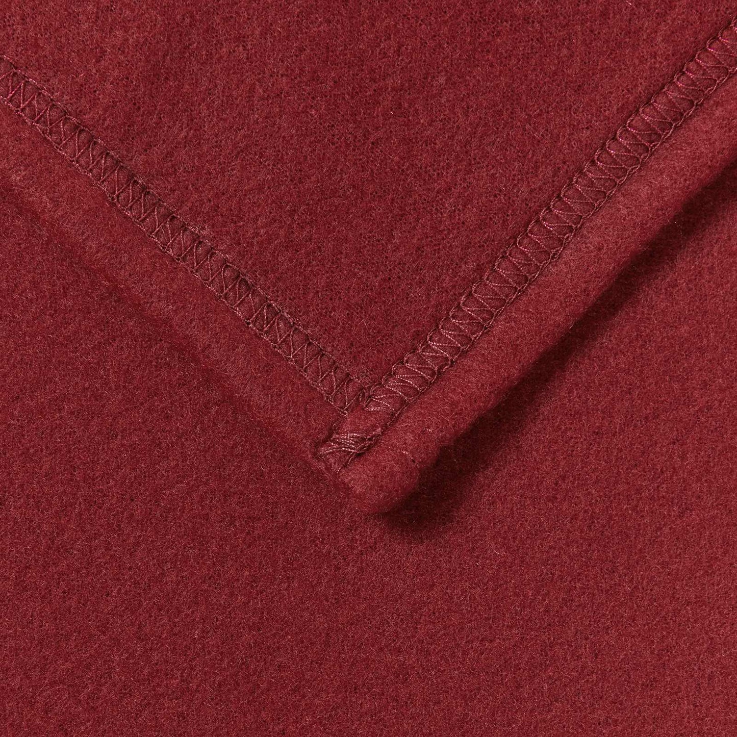 Kastepledd 6 pcs Bordeaux Rød 200 x 150 cm Fleece