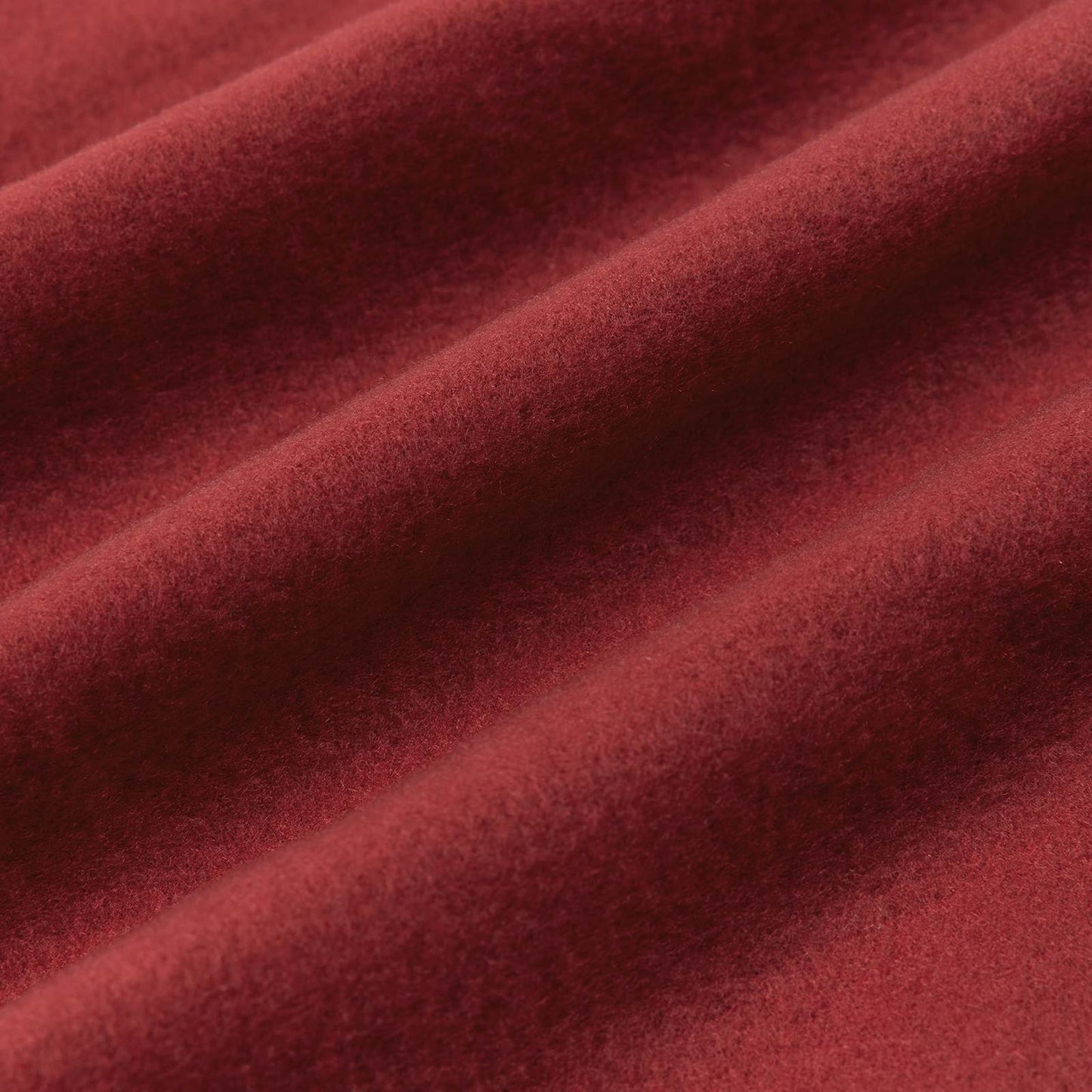 Kastepledd 6 pcs Bordeaux Rød 200 x 150 cm Fleece