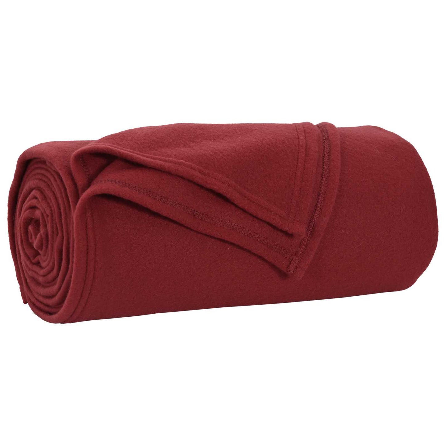 Kastepledd 6 pcs Bordeaux Rød 200 x 150 cm Fleece