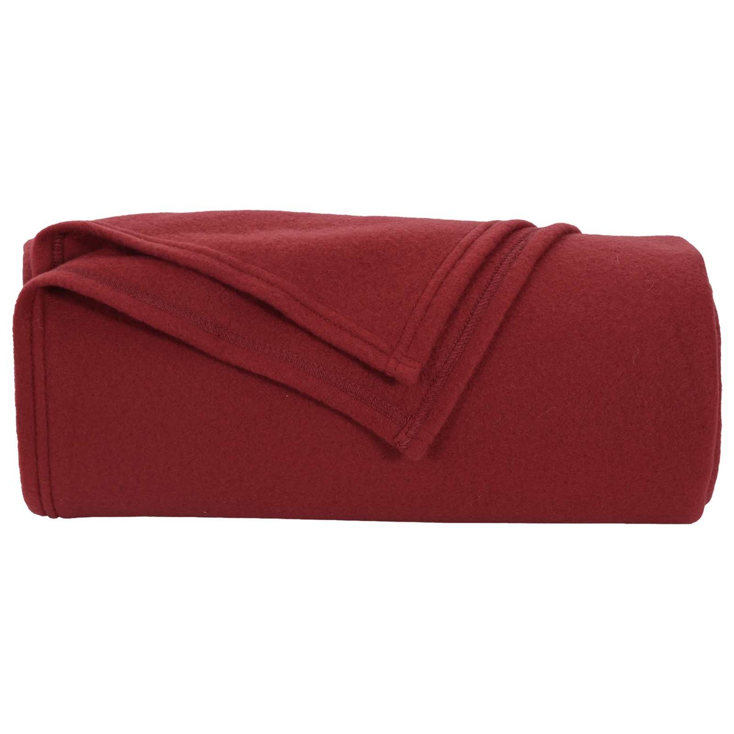 Kastepledd 6 pcs Bordeaux Rød 200 x 150 cm Fleece
