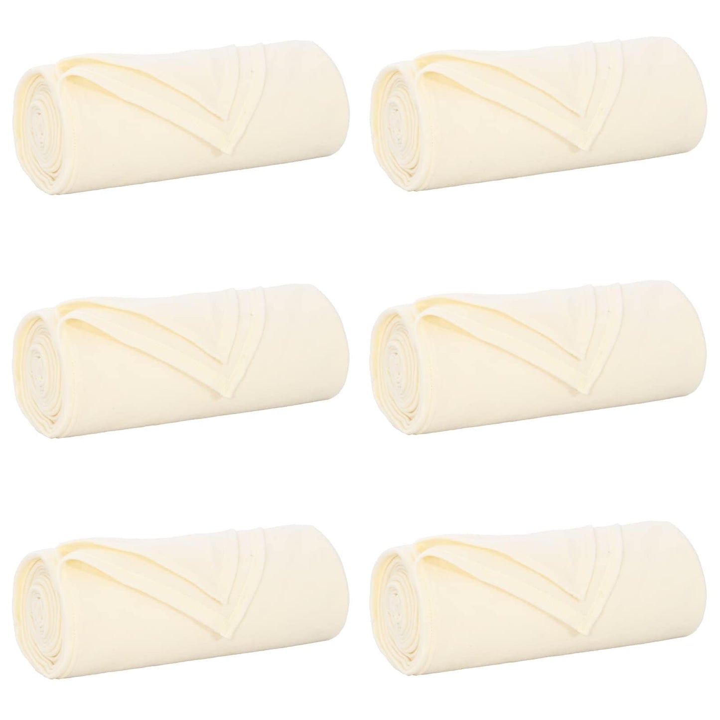 Kastepledd 6 pcs Krem 270 x 240 cm Fleece