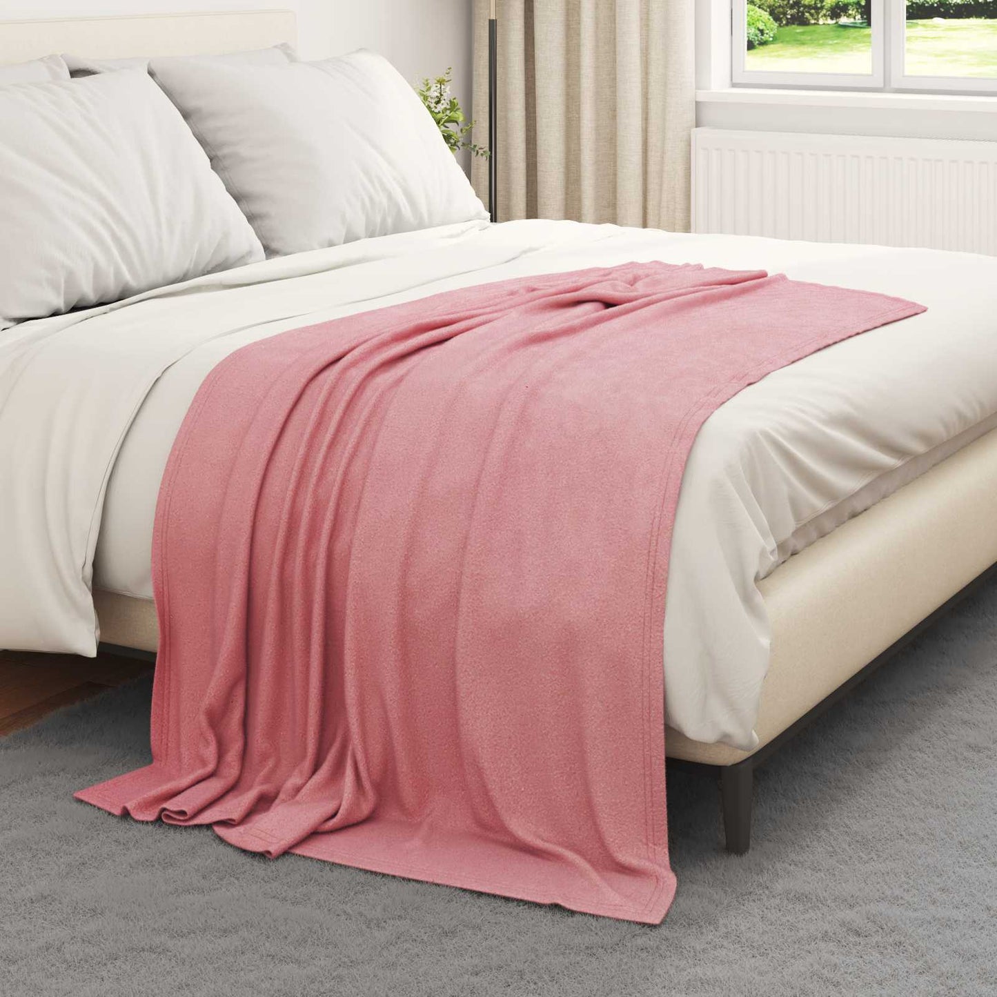 Kastepledd 6 pcs Rosa 170 x 130 cm Fleece