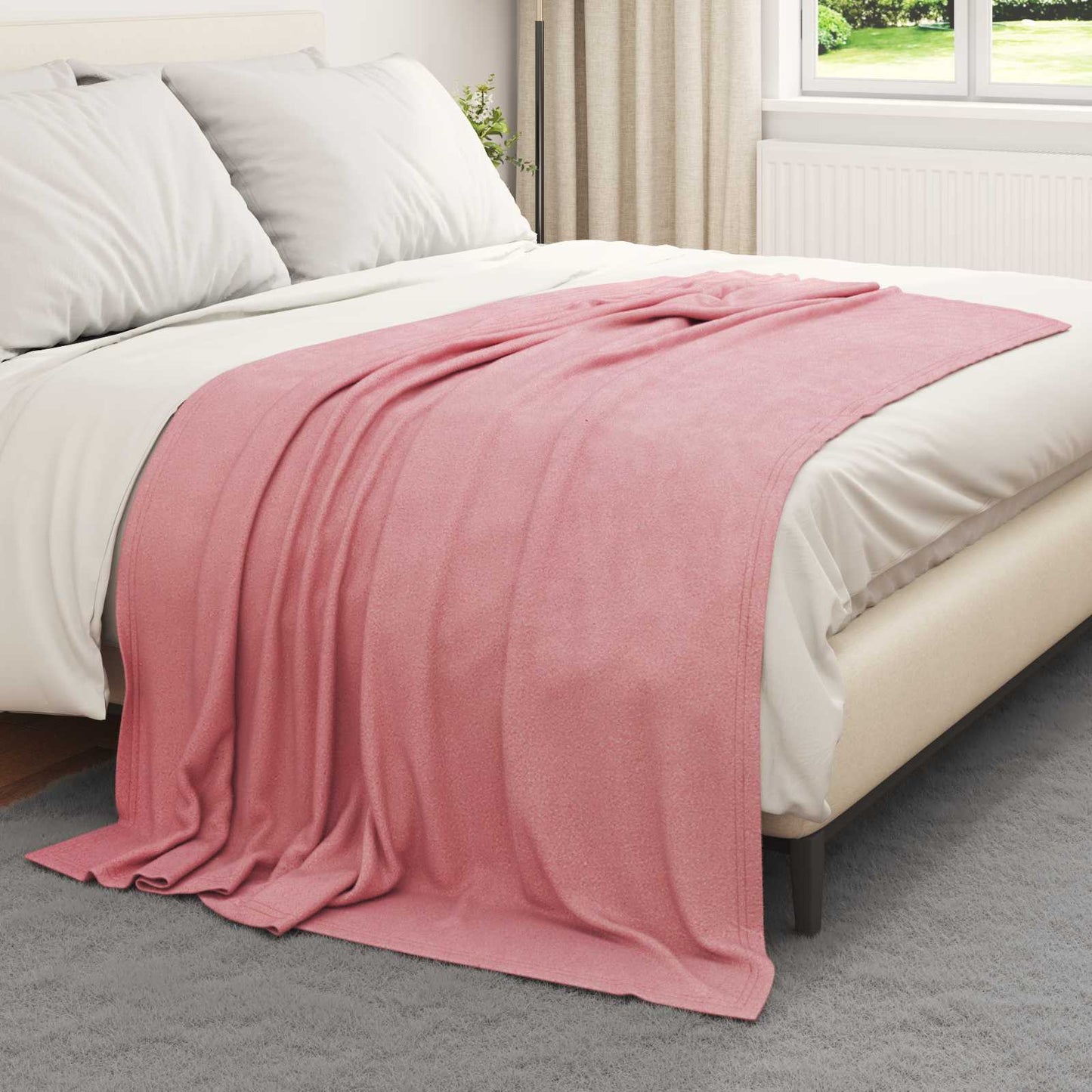 Kastepledd 6 pcs Rosa 200 x 150 cm Fleece