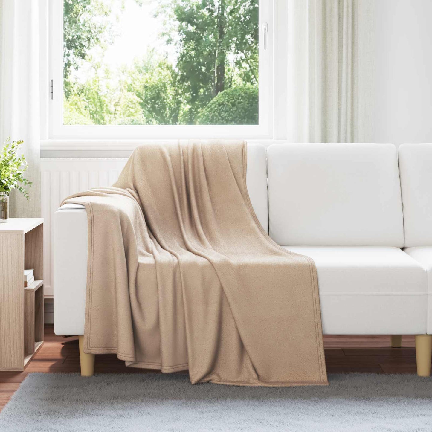 Kastepledd 24 pcs Kamel 170 x 130 cm Fleece