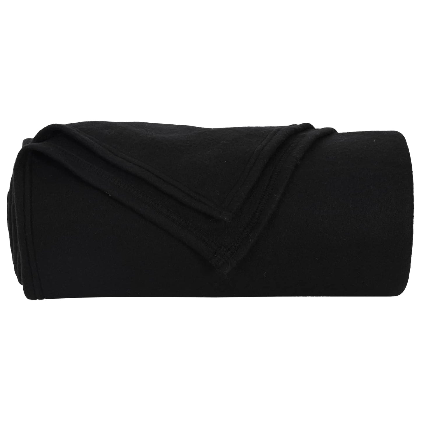 Kastepledd 24 pcs Svart 270 x 240 cm Fleece
