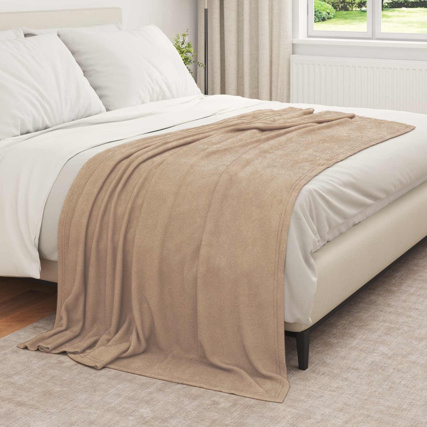 Kastteppe Kamel 210 x 140 cm Fleece