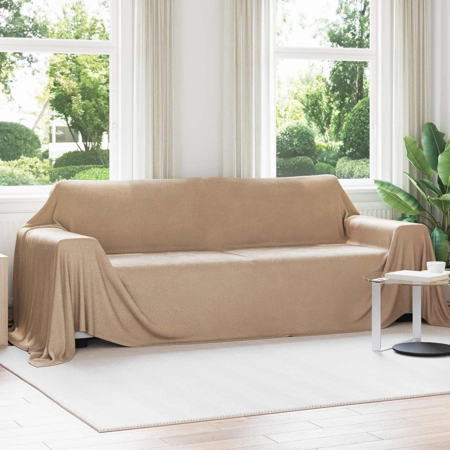 Kastepledd 6 pcs Kamel 350 x 270 cm Fleece