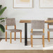 Spisestuestol 2 pcs Kubu Rattan Kubu Grå 46 x 55 x 84 cm