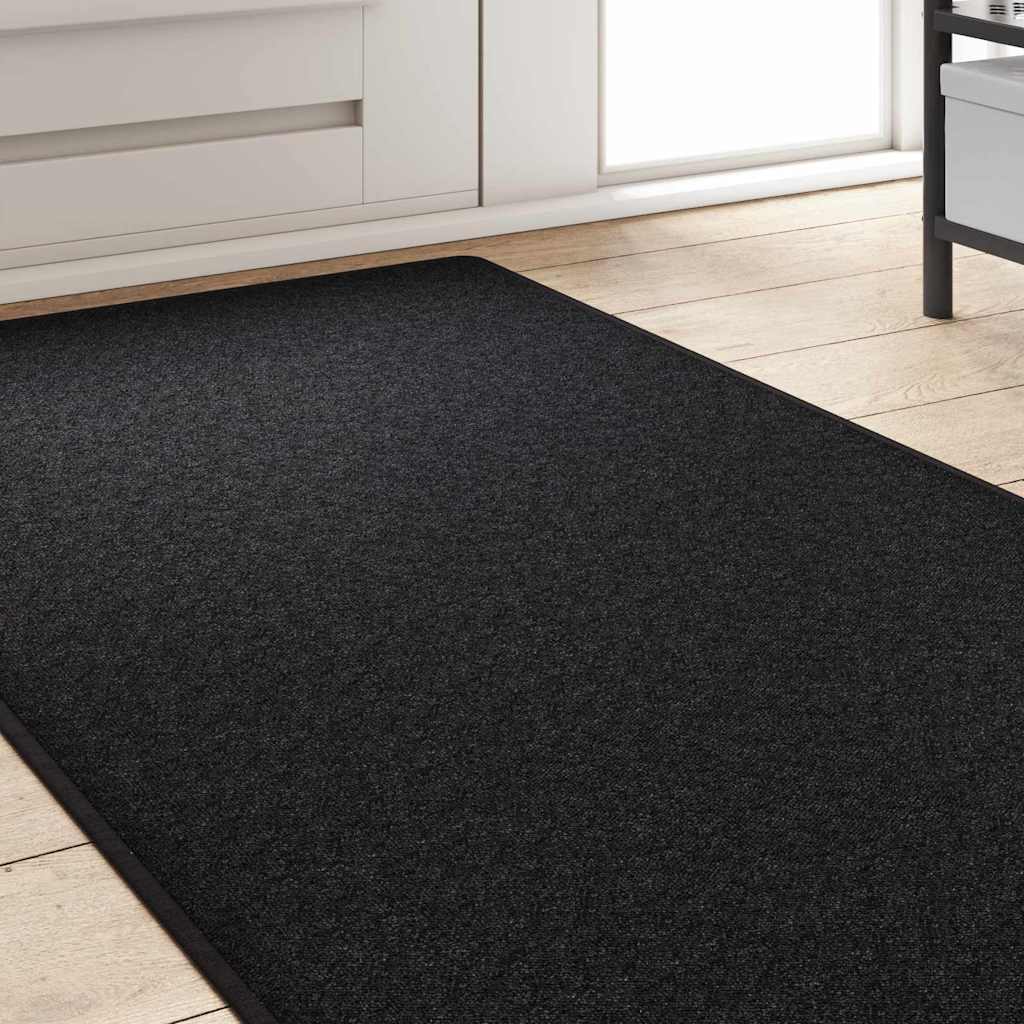 Teppeløper Antrasitt 80 x 500 cm 100% Polypropylen