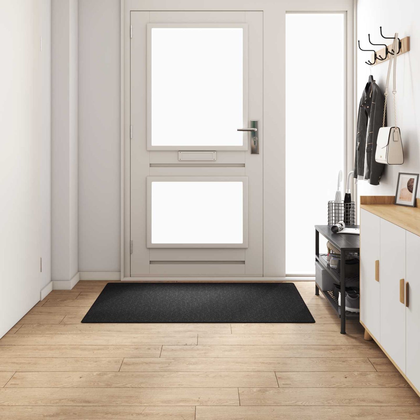 Teppeløper Antrasitt 100 x 150 cm 100% Polypropylen