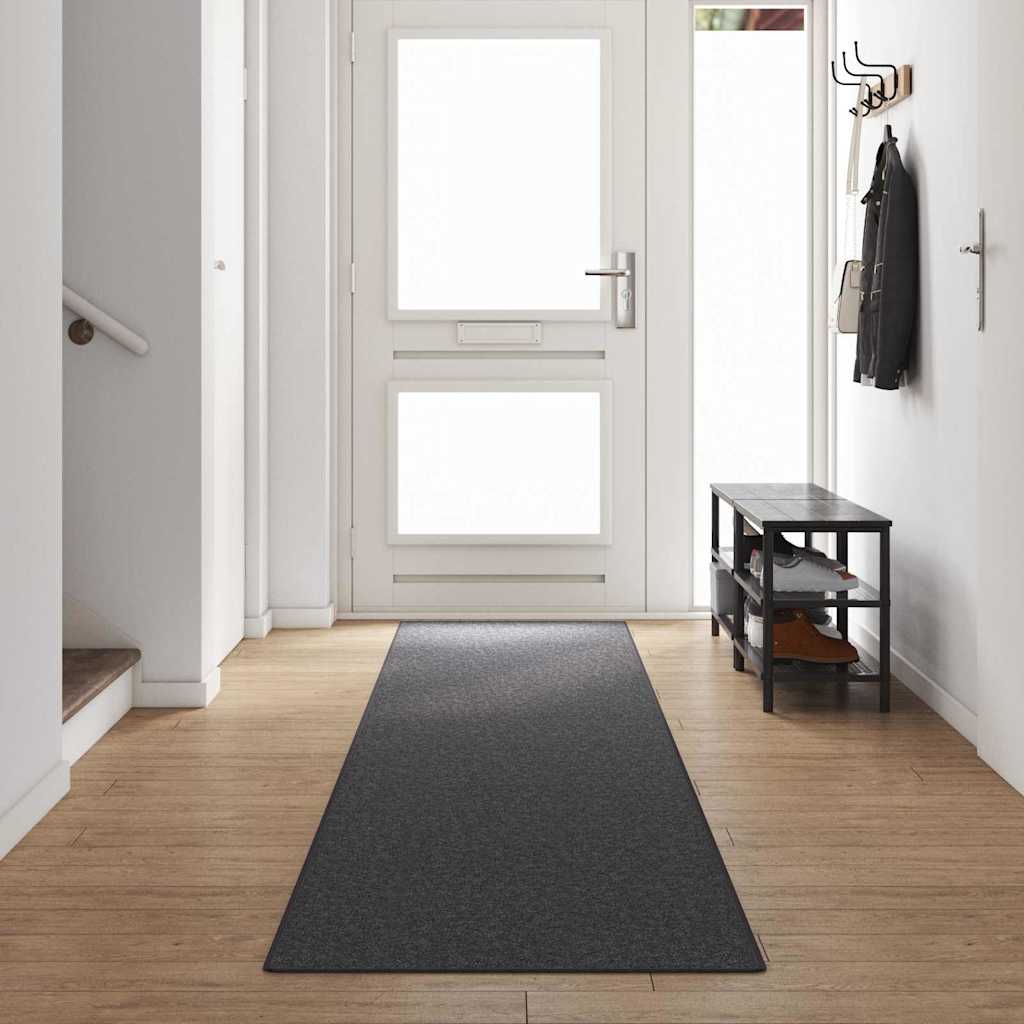 Teppeløper Mørkegrå 80 x 500 cm 100% Polypropylen