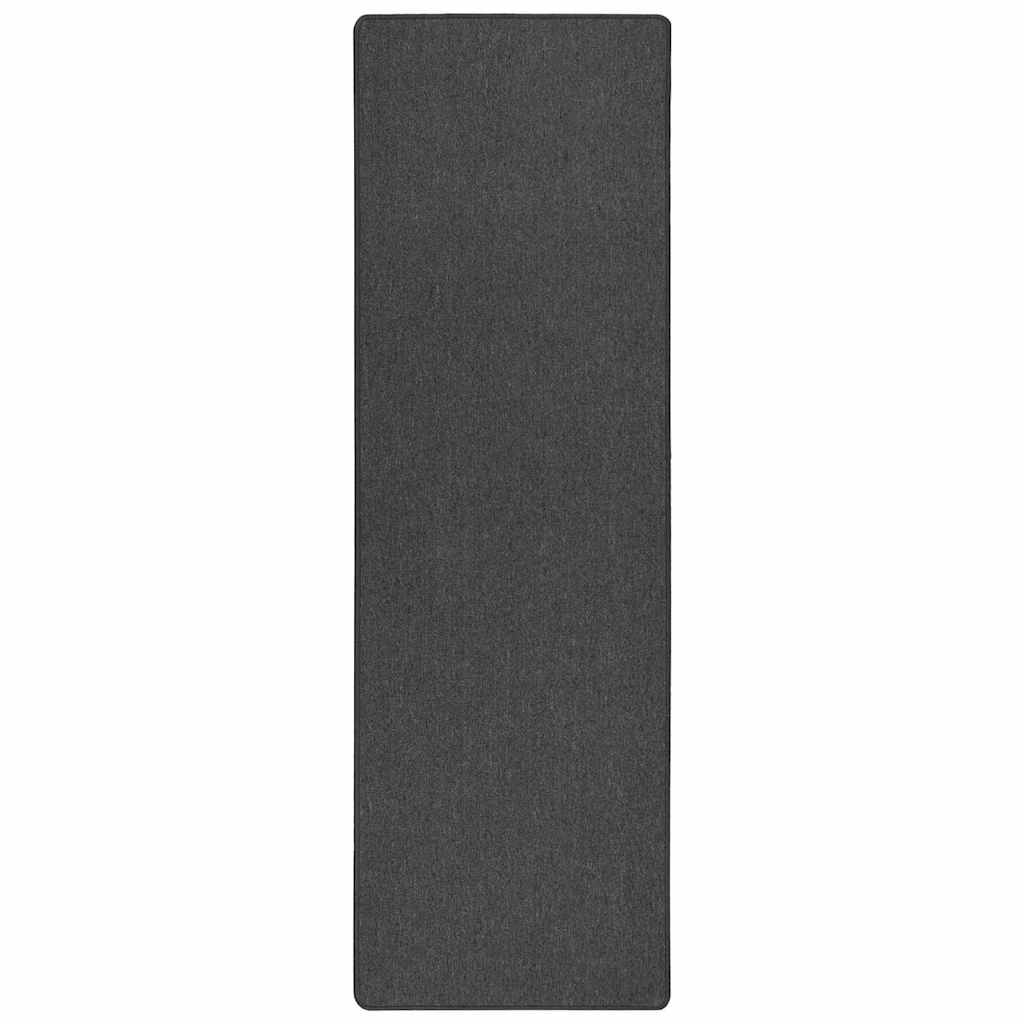 Teppeløper Mørkegrå 100 x 250 cm 100% Polypropylen