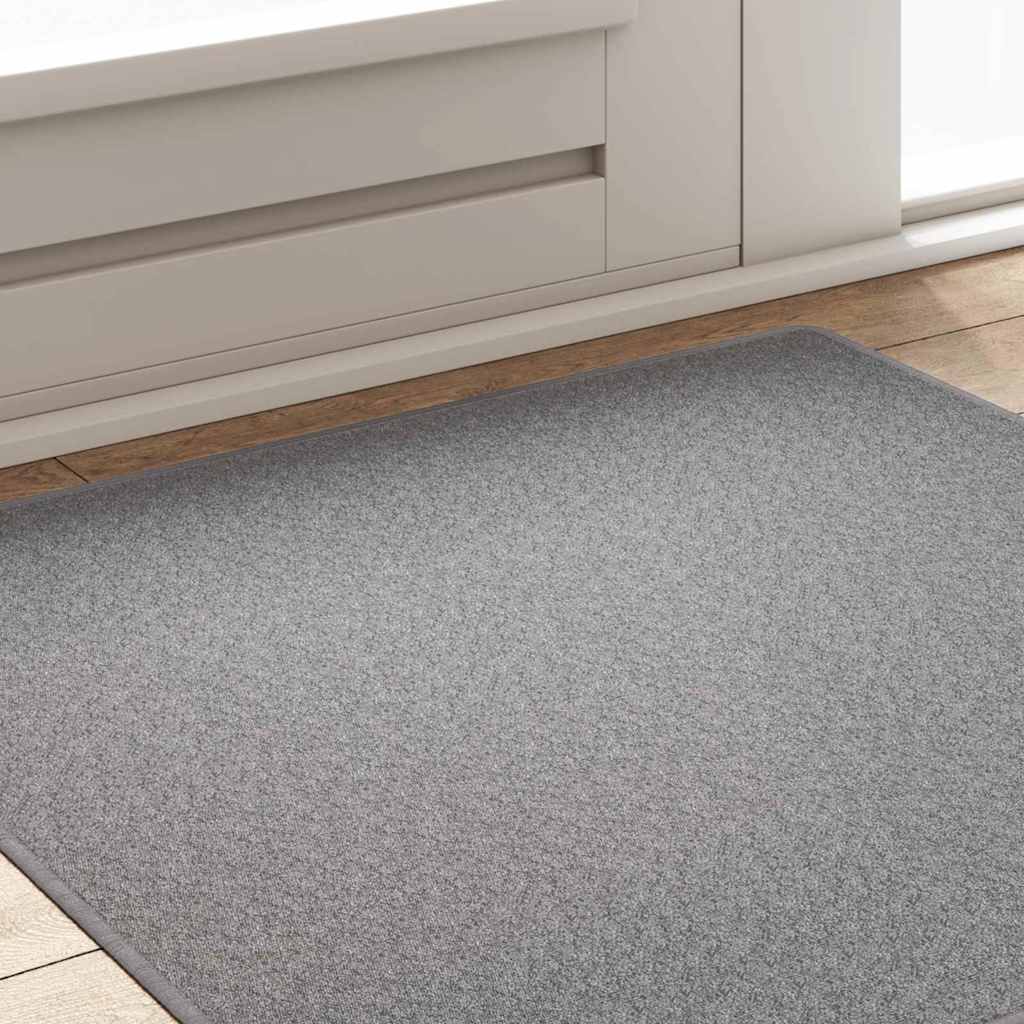 Teppeløper Lysegrå 100 x 100 cm 100% Polypropylen