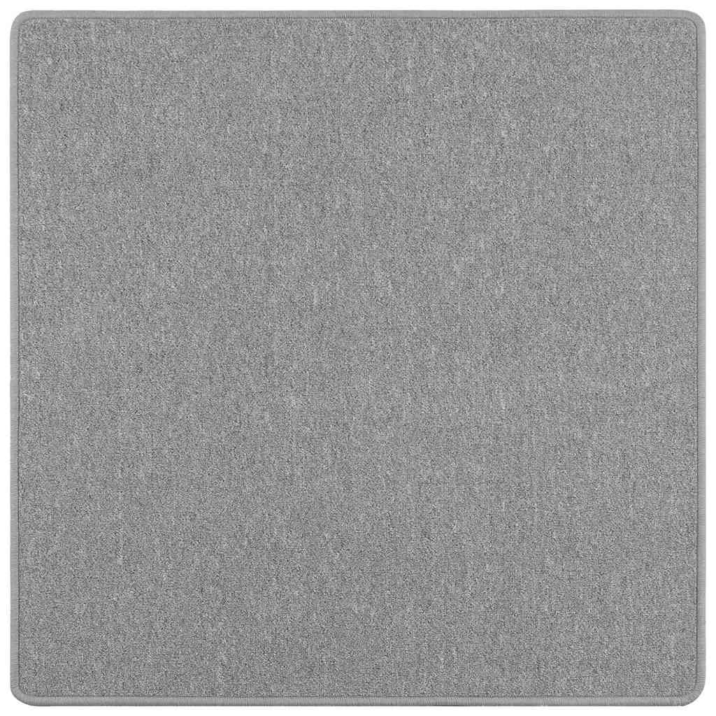 Teppeløper Lysegrå 100 x 100 cm 100% Polypropylen