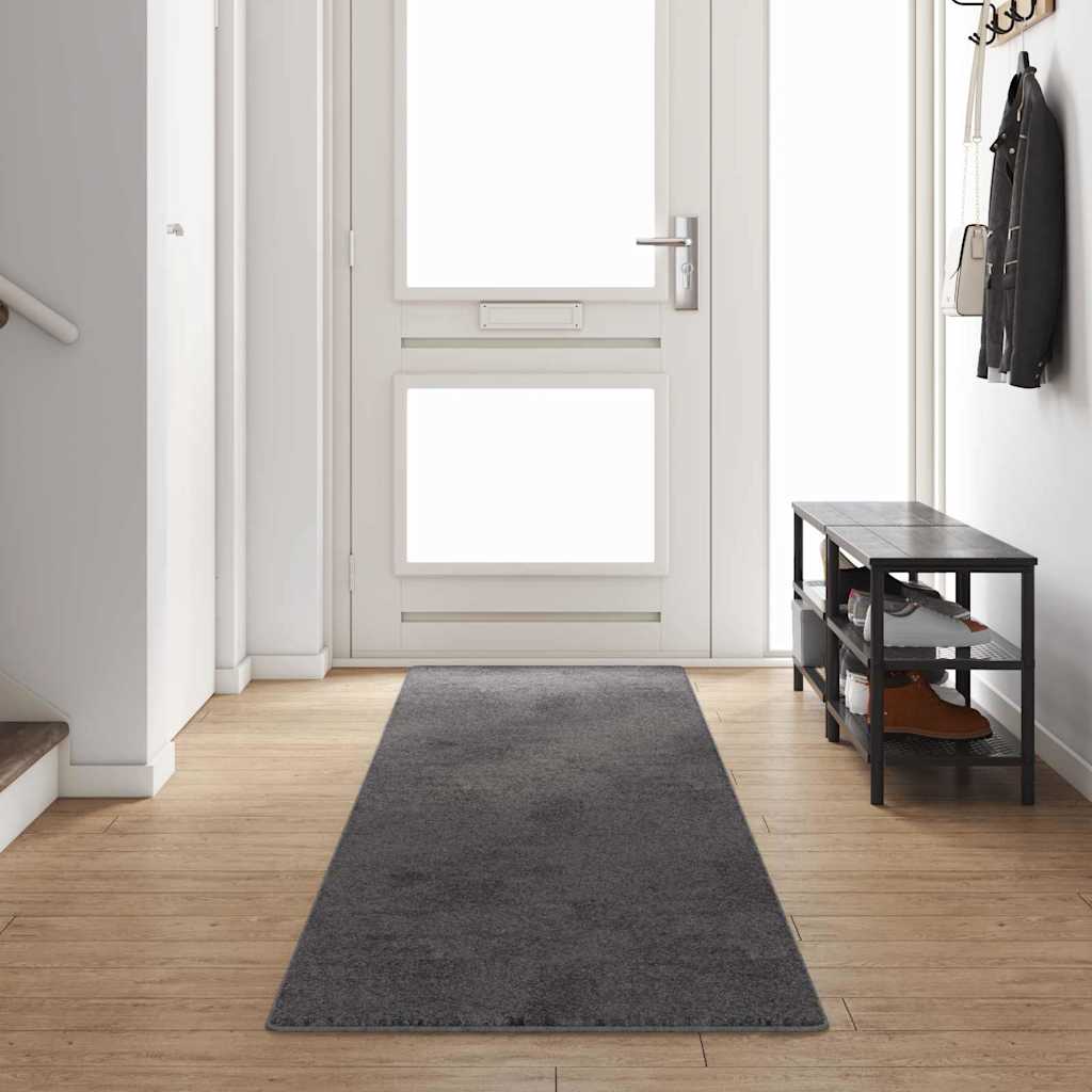 Teppeløper Grå 80 x 400 cm 100% Polypropylen Tuft