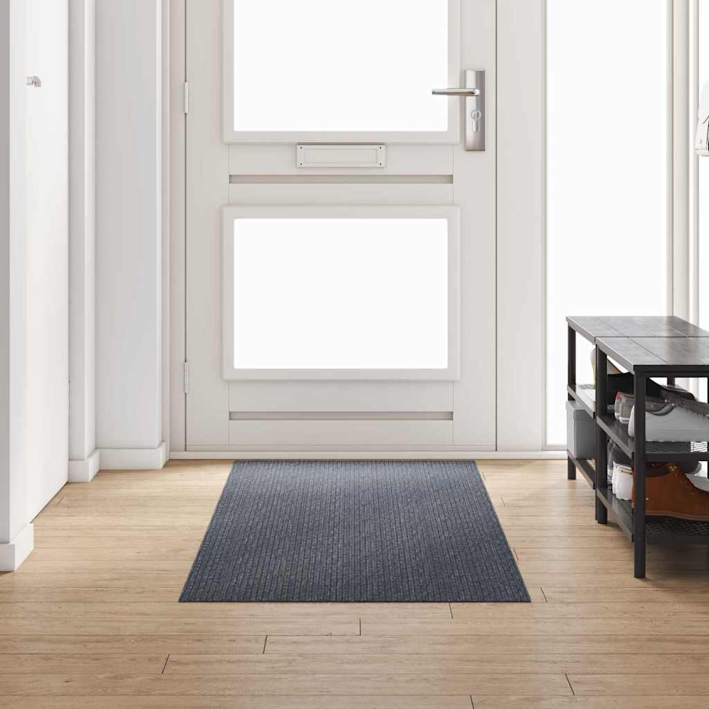 Teppeløper Grå 80 x 250 cm stoff