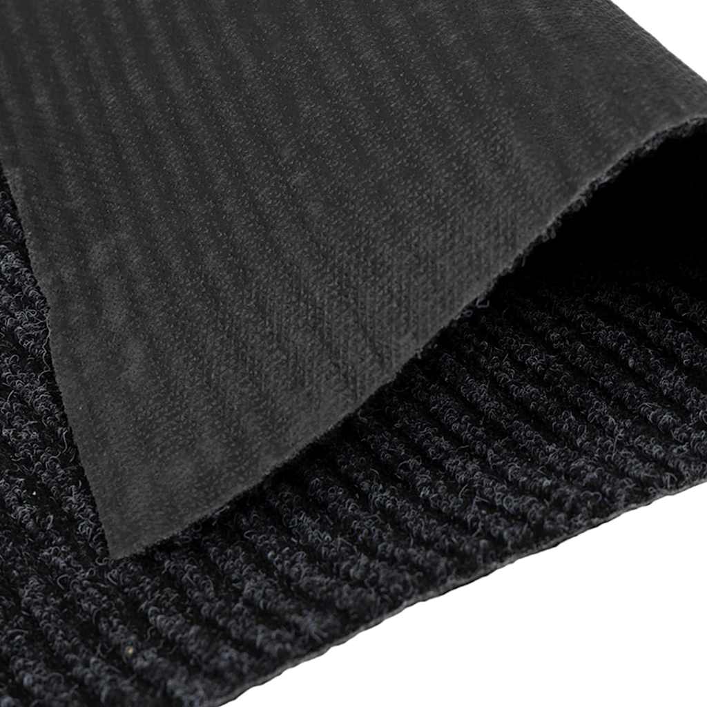 Teppeløper Antrasitt 80 x 250 cm stoff