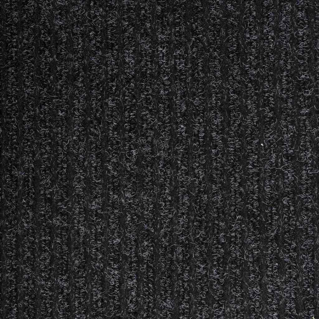 Teppeløper Antrasitt 80 x 500 cm stoff
