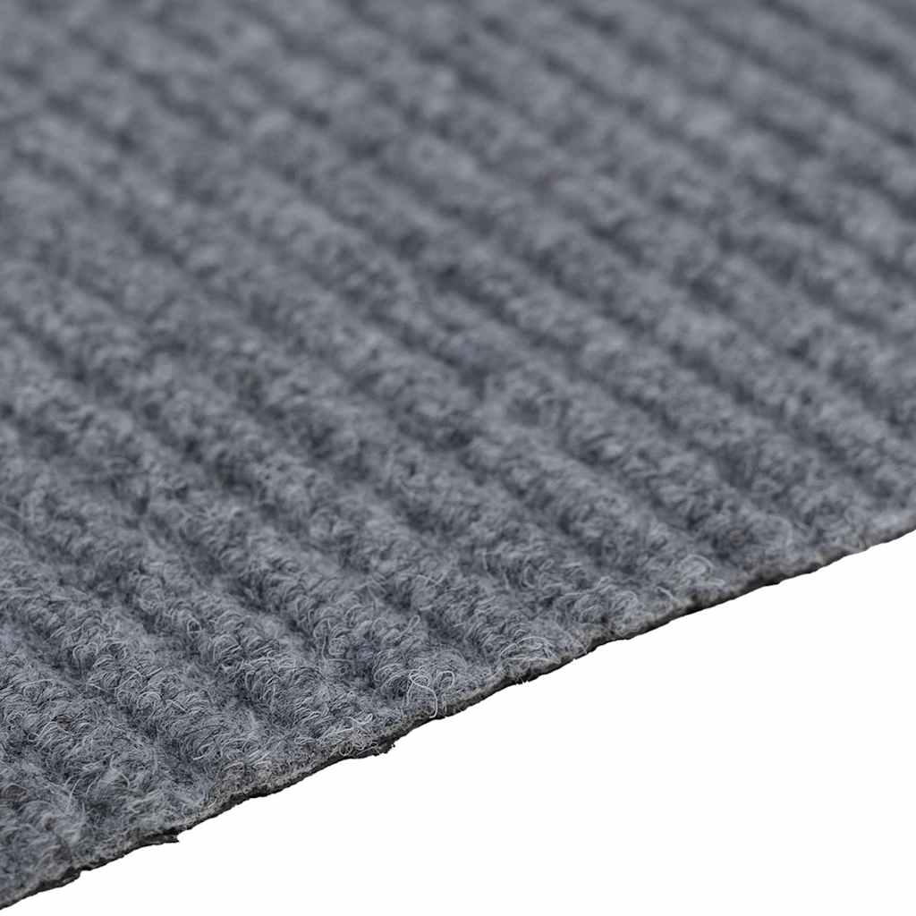 Teppeløper Lysegrå 80 x 200 cm stoff