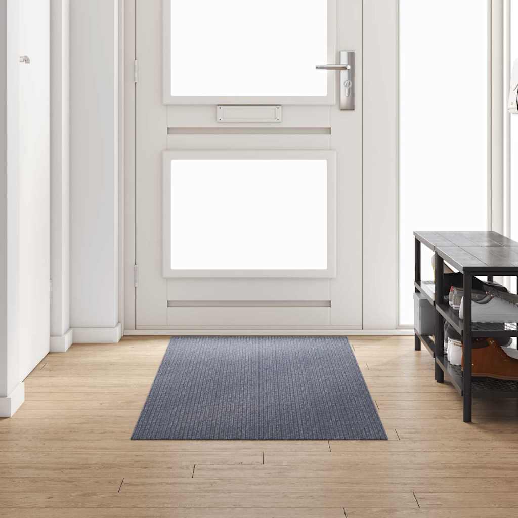 Teppeløper Lysegrå 80 x 250 cm stoff