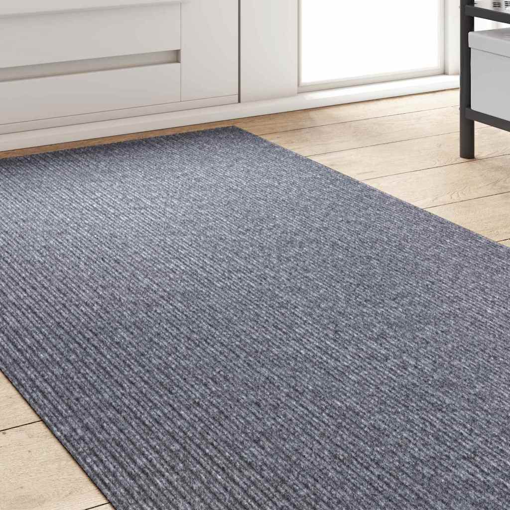 Teppeløper Lysegrå 80 x 300 cm stoff