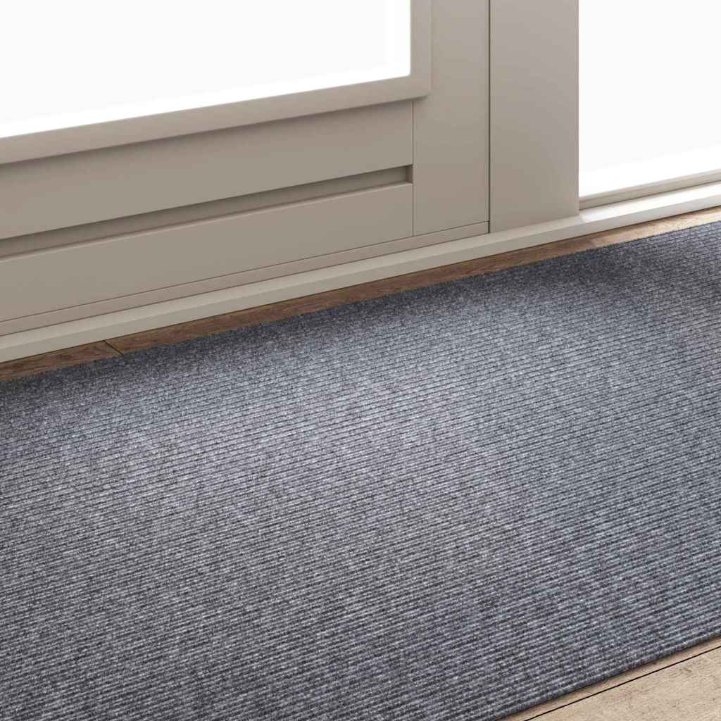 Teppeløper Lysegrå 100 x 200 cm stoff