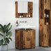 Baderomsinnredningssett 2 stk. Gamle tre 61 x 35 x 64 cm