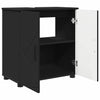 Baderomsinnredningssett med skuff 3 pcs Svart 61 x 35 x 64 cm