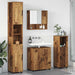 Baderomsinnredningssett 4 stk. Gamle tre 61 x 35 x 64 cm