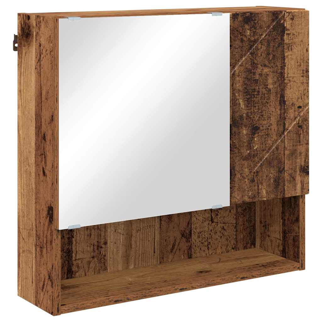 Baderomsinnredningssett 4 stk. Gamle tre 61 x 35 x 64 cm