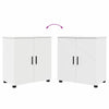 Baderomsinnredningssett med skuff 4 pcs Hvit 61 x 35 x 64 cm