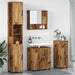 Baderomsinnredningssett 4 stk. Gamle tre 61 x 35 x 64 cm