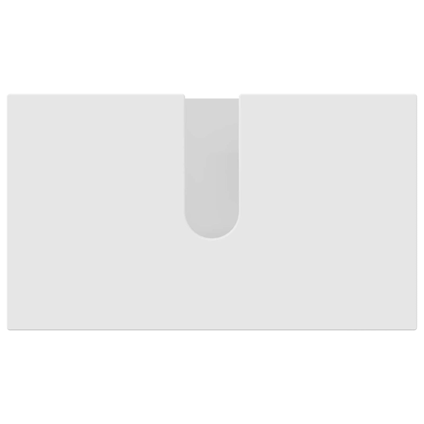 Baderomsinnredningssett 5 pcs Hvit Konstruert tre & Metall