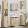 Baderomsinnredningssett 5 pcs Sonoma eik 61 x 35 x 64 cm