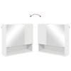 Baderomsinnredningssett Veggmontert 4 pcs Hvit 61 x 35 x 64 cm