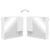 Baderomsinnredningssett 4 pcs Høyglans hvit 61 x 35 x 64 cm