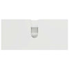 Baderomsinnredningssett 2 pcs Høyglans hvit 76.5 x 35 x 64 cm