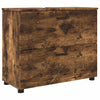 Baderomsinnredningssett 2 pcs Røkt eik 76.5 x 35 x 64 cm