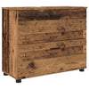 Baderomsinnredningssett 2 pcs Gammelt tre 76.5 x 35 x 64 cm