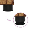 Baderomsinnredningssett 2 pcs Gammelt tre 76.5 x 35 x 64 cm