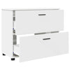 Baderomsinnredningssett med skuff 3 pcs Hvit 76.5 x 35 x 64 cm