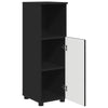 Baderomsinnredningssett med skuff 3 pcs Svart 76.5 x 35 x 64 cm