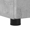 Baderomsinnredningssett 3 pcs Betonggrå 76.5 x 35 x 64 cm