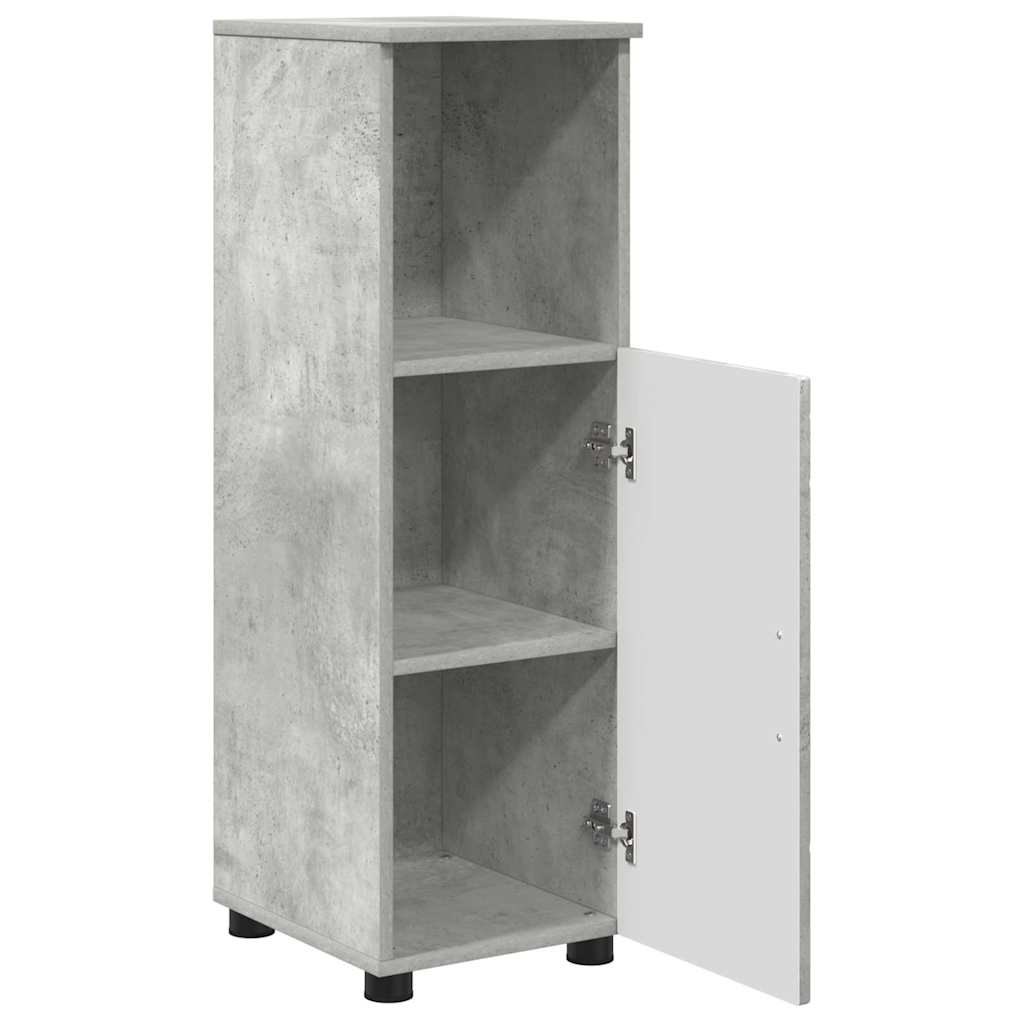 Baderomsinnredningssett 3 pcs Betonggrå 76.5 x 35 x 64 cm