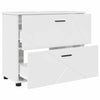 Baderomsinnredningssett 3 pcs Høyglans hvit 76.5 x 35 x 64 cm