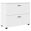 Baderomsinnredningssett med skuff 4 pcs Hvit 30 x 35 x 192 cm