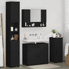 Baderomsinnredningssett med skuff 4 pcs Svart 30 x 35 x 192 cm