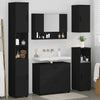 Baderomsinnredningssett med skuff 5 pcs Svart 30 x 35 x 192 cm