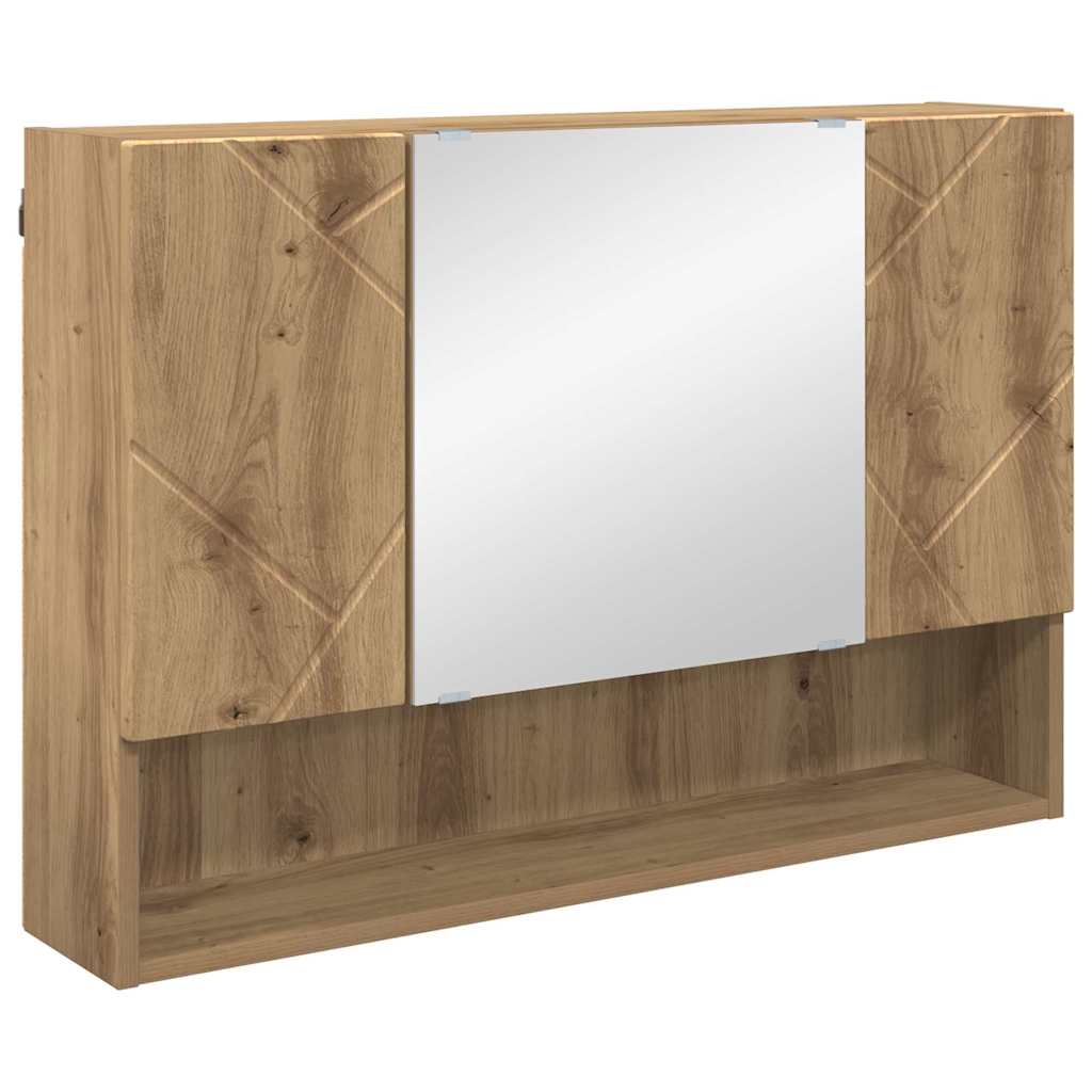 Baderomsinnredningssett 4 stk. Artisan Eik 35 x 30 x 192 cm
