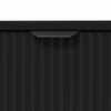 Baderomsinnredningssett med skuff 2 pcs Svart 39.5 x 36 x 88 cm